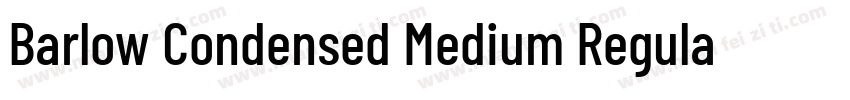 Barlow Condensed Medium Regular字体转换
